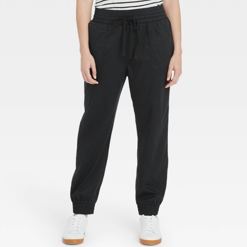 Women's A New Day Pants High-Rise Woven Ankle